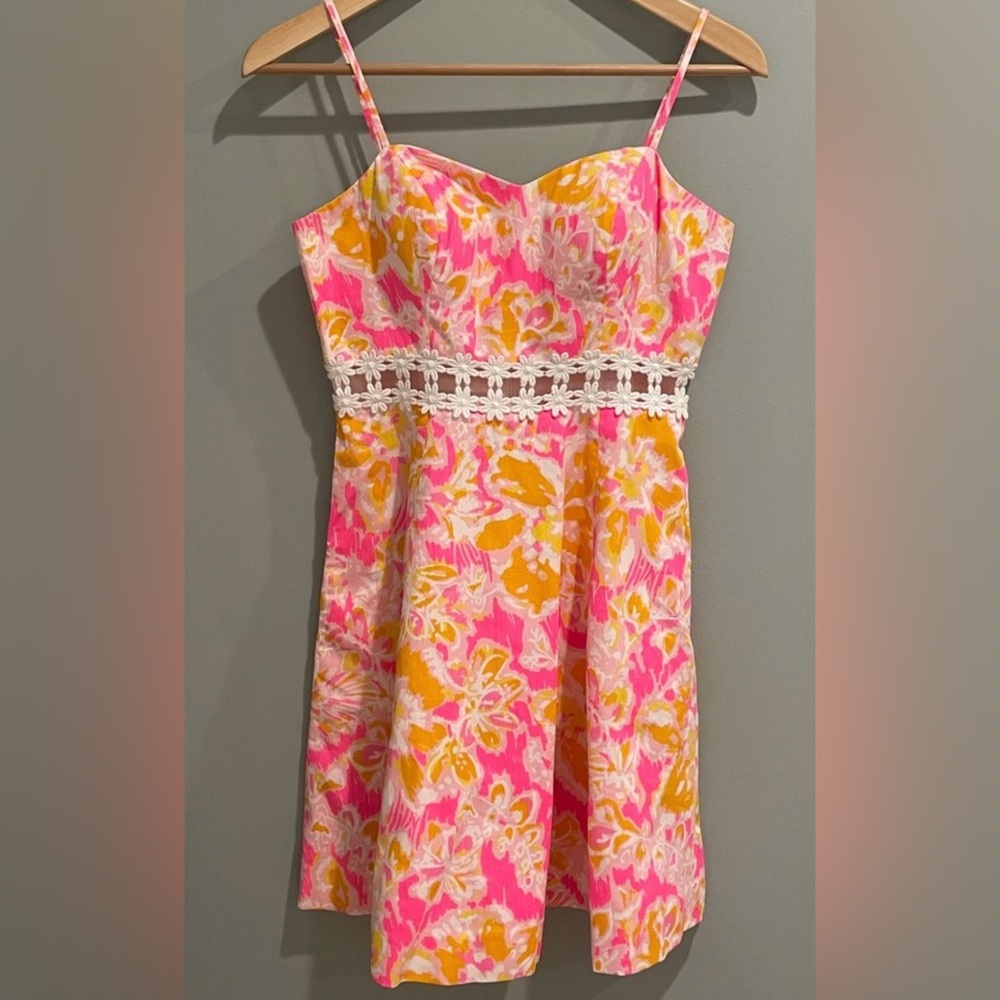 Lilly Pulitzer Lenore dress size 0. Perfect condition